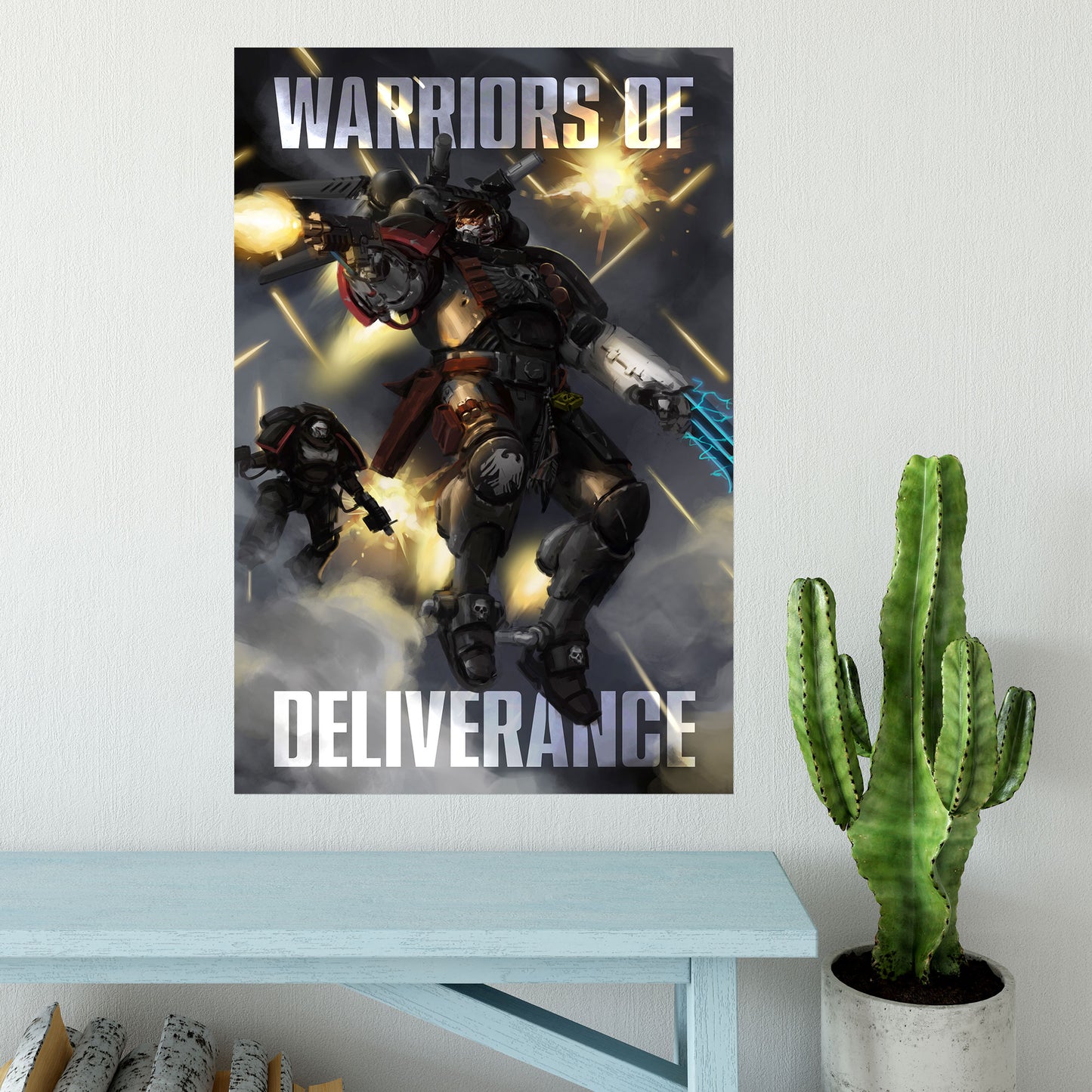 Raven Guard Kayvaan Shrike Slogan Poster