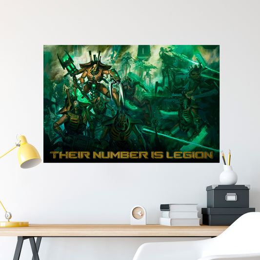 Necrons Slogan Poster