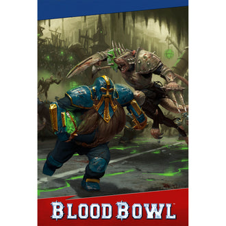 Blood Bowl The Dwarf Giants V Skavenblight Scramblers Poster