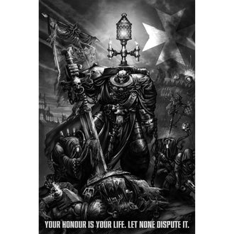 Black Templars Hellbrecht Quote Poster